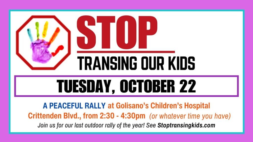 Stop Transing Our Kids Rally